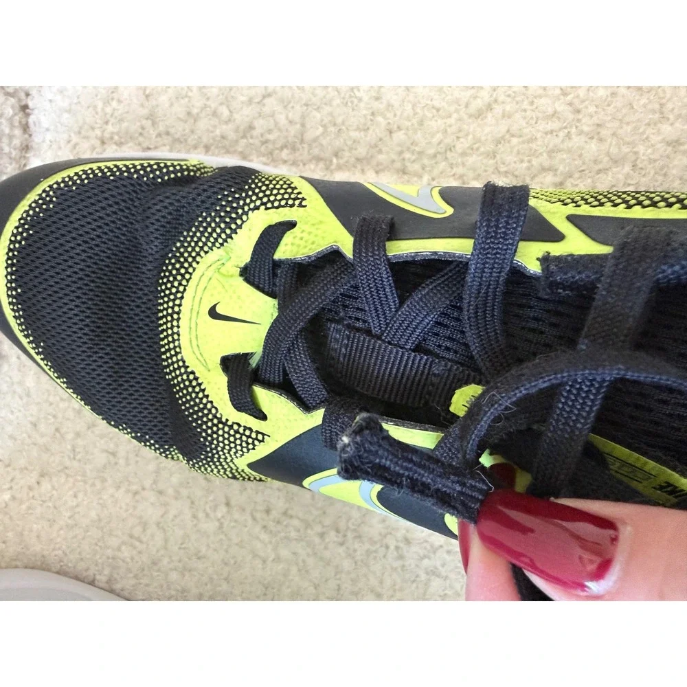 Nike Star Runner 3 GS Black Neon Volt Kids Running Shoes Size 4.5Y